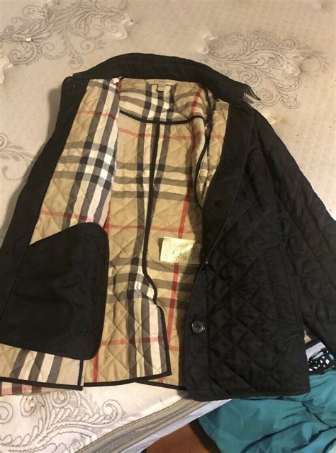 black burberry jacket ebay